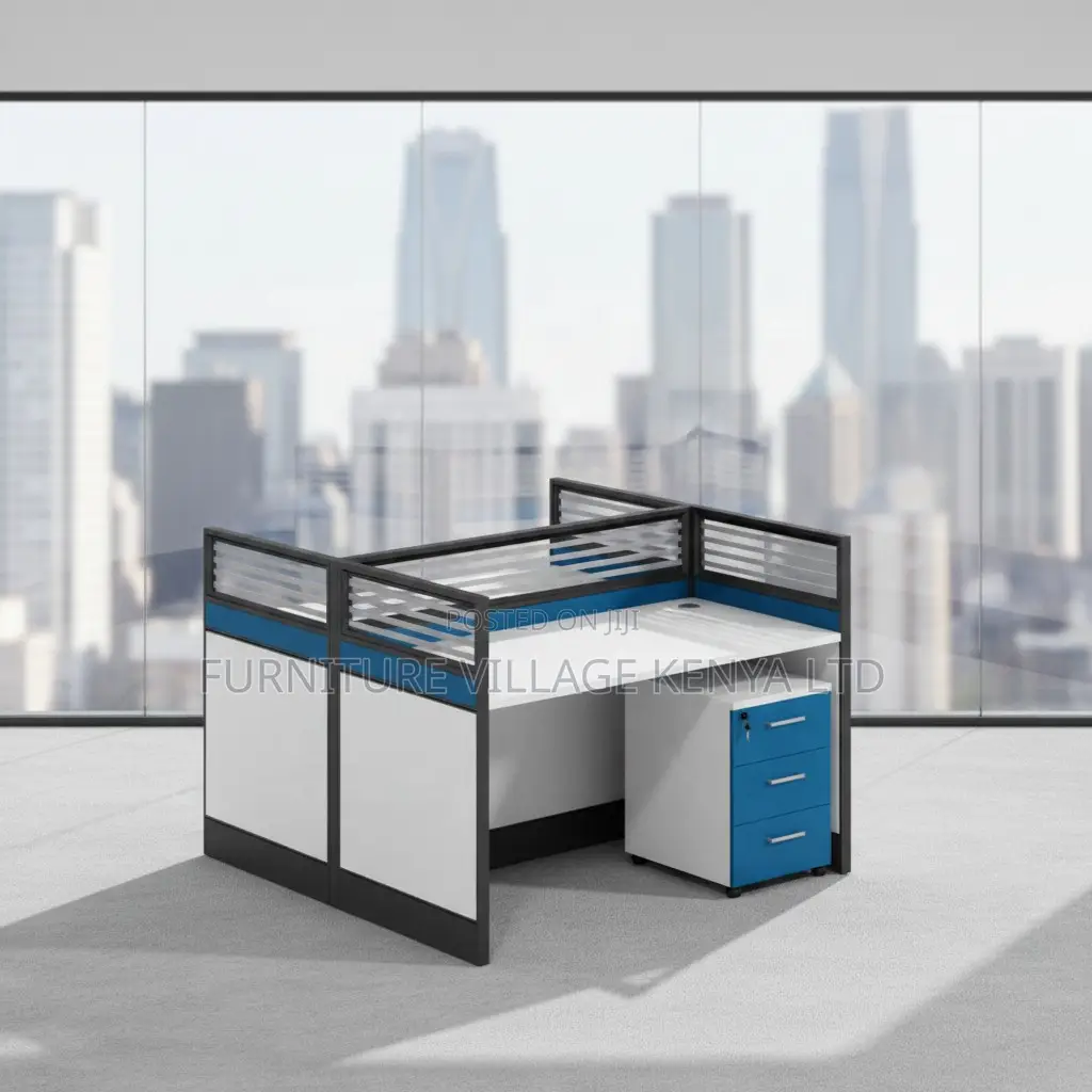 2-Seater Modern Modular Office Workstation
