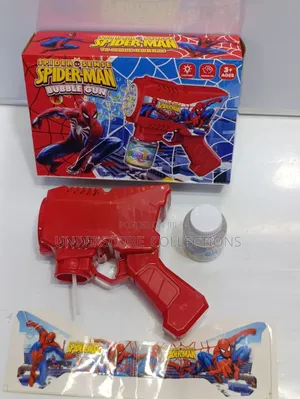 Boys Spiderman Bubble Gun