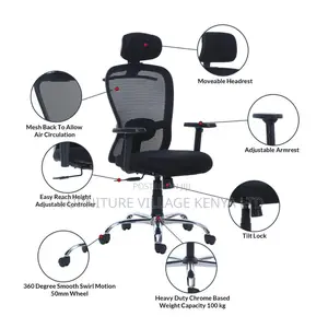 Executive Ergonomic Height Adjustable Home Chair