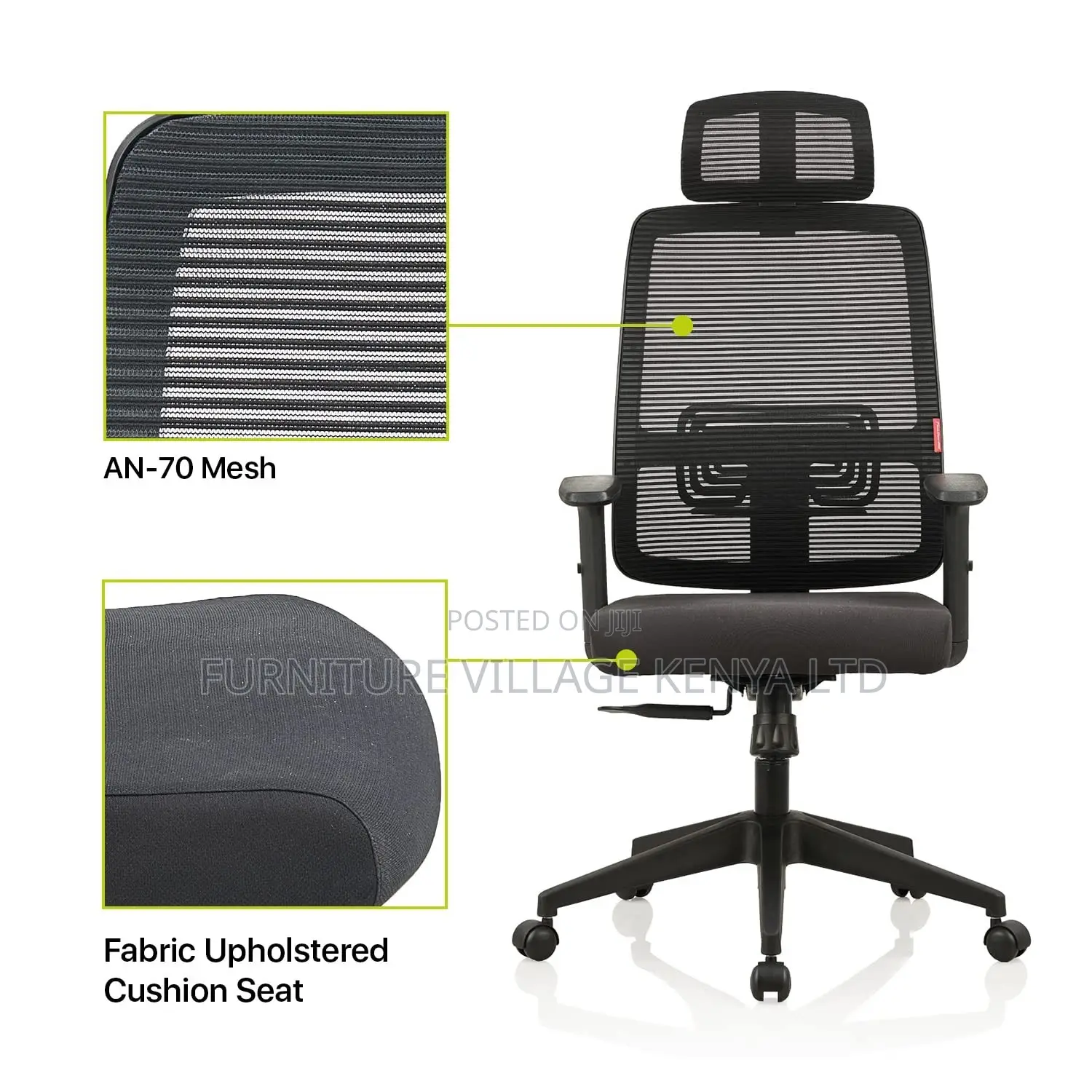 Executive Ergonomic Height Adjustable Home Chair