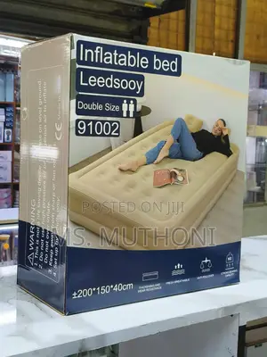 (200*150*40 )Queen Size Airbed Mattress With in Built Pump and Pillows