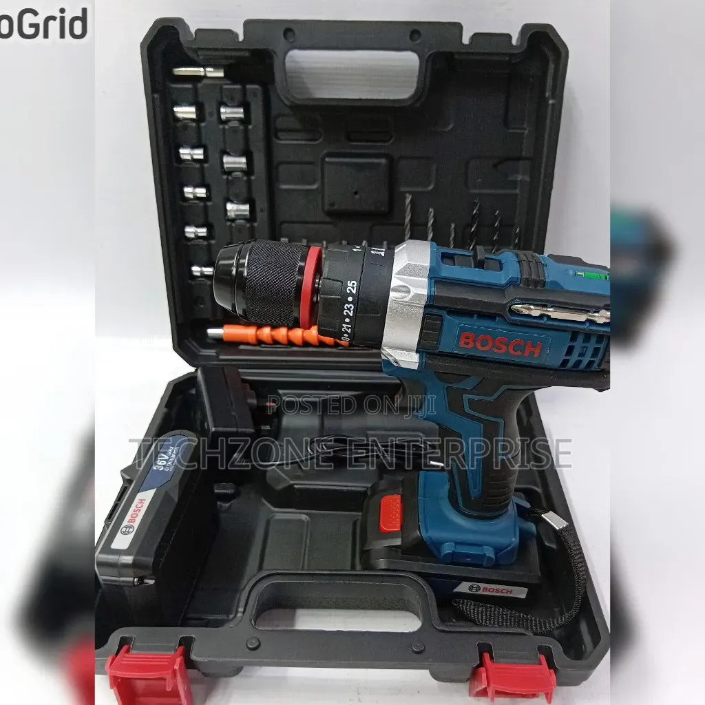 Bosch Cordless Drill Metal Chuck 36v With Charger 