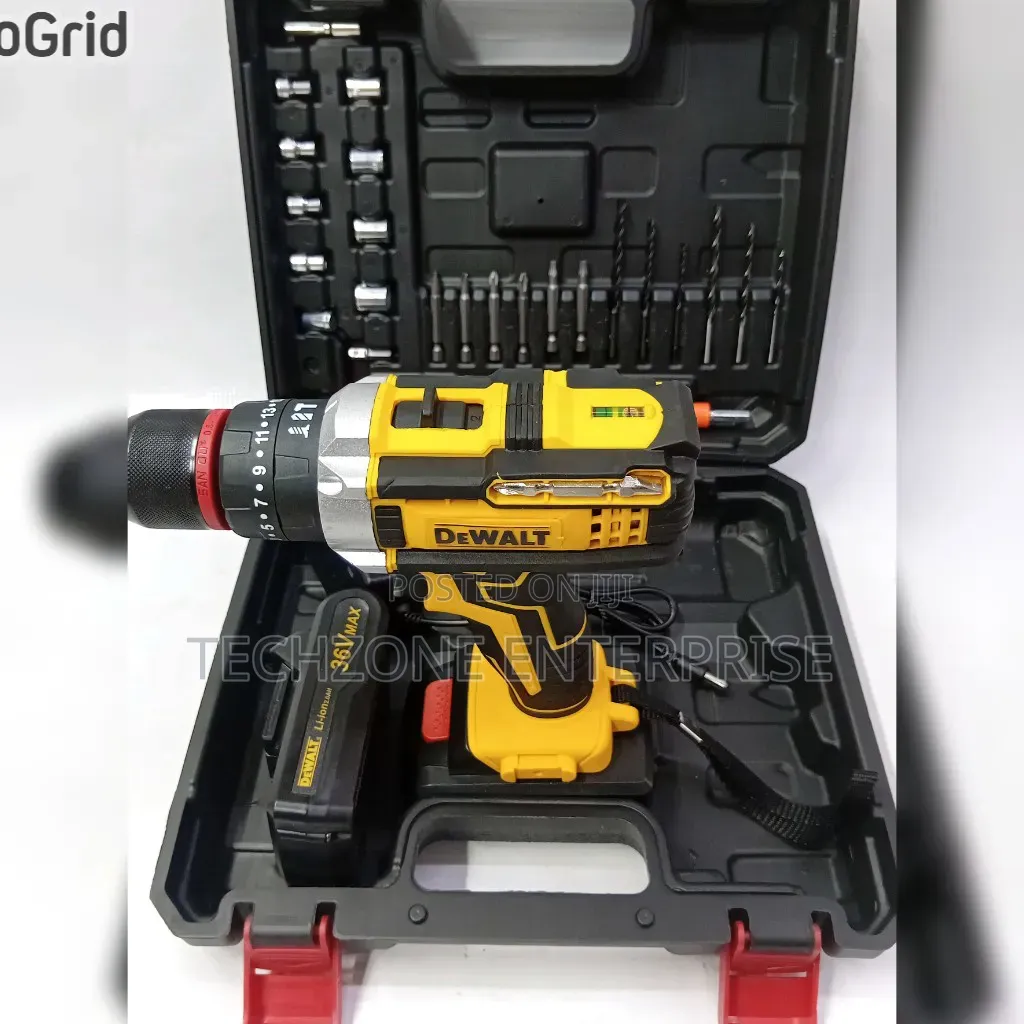 Dewalt Cordless Metal Chuck 36v Tool Kit Set 