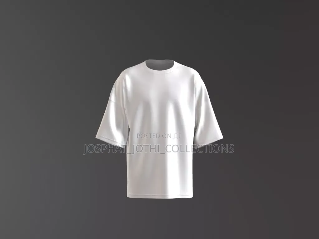 Plain White Cotton T-Shirt A