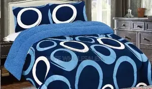 Premium Velvet Duvet Blanket - Blue, 1pc, Soft Wool,
