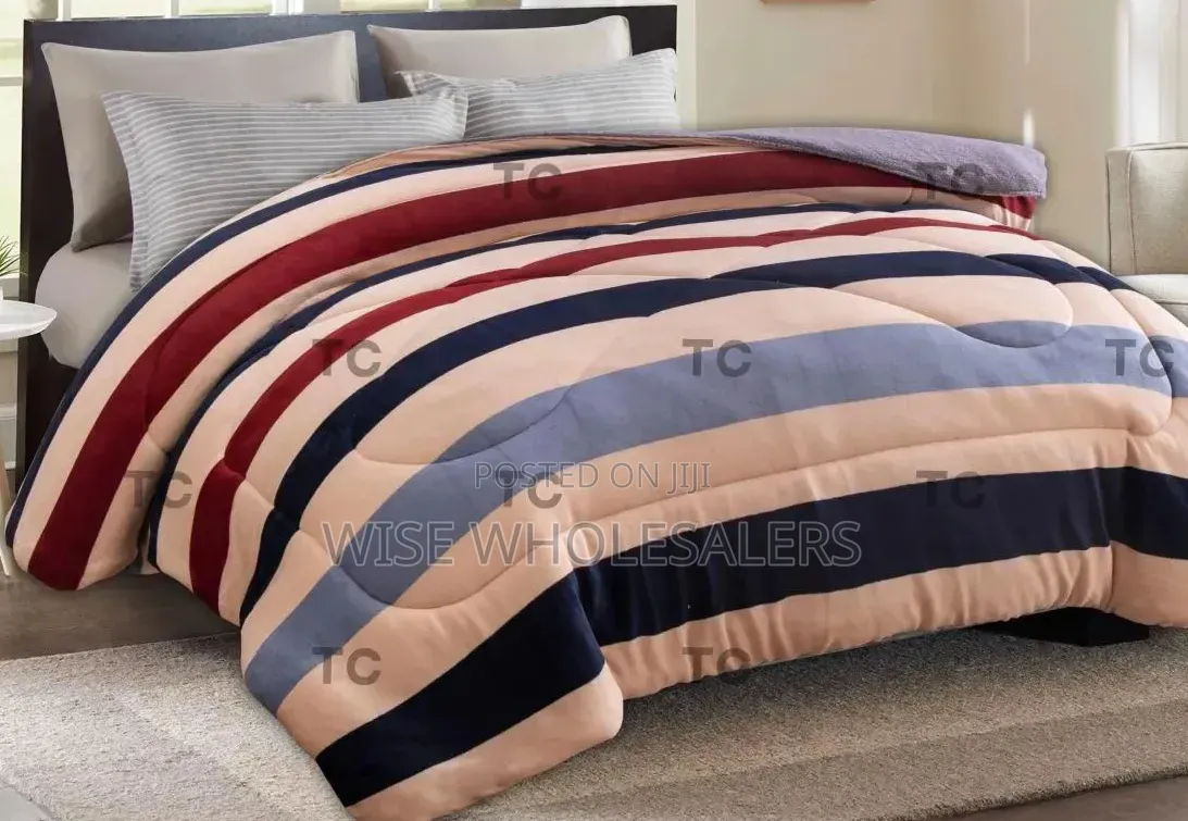 Premium Velvet Duvet Blanket - Blue, 1pc, Soft Wool,√•√••