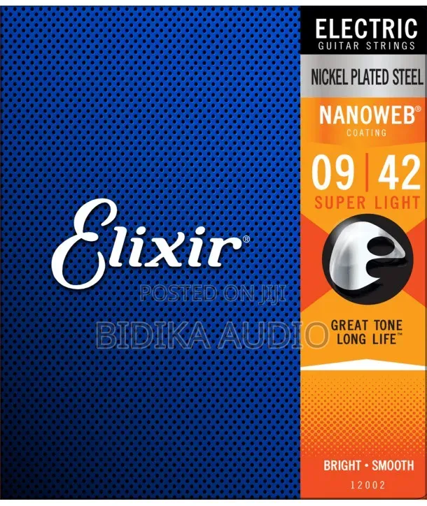 Quality Elixir Super Light Electric Guitar Strings