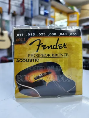 Quality Fender 60cl Phosphor Bronze Acoustic Guitar Strings