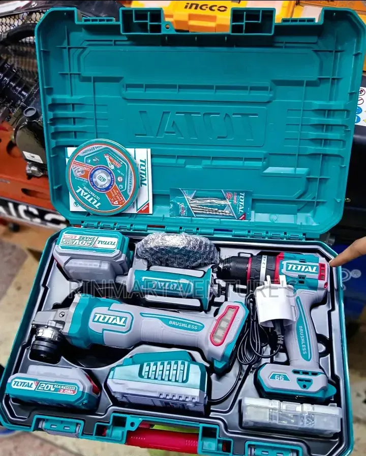 Total Cordless Drill and Grinder