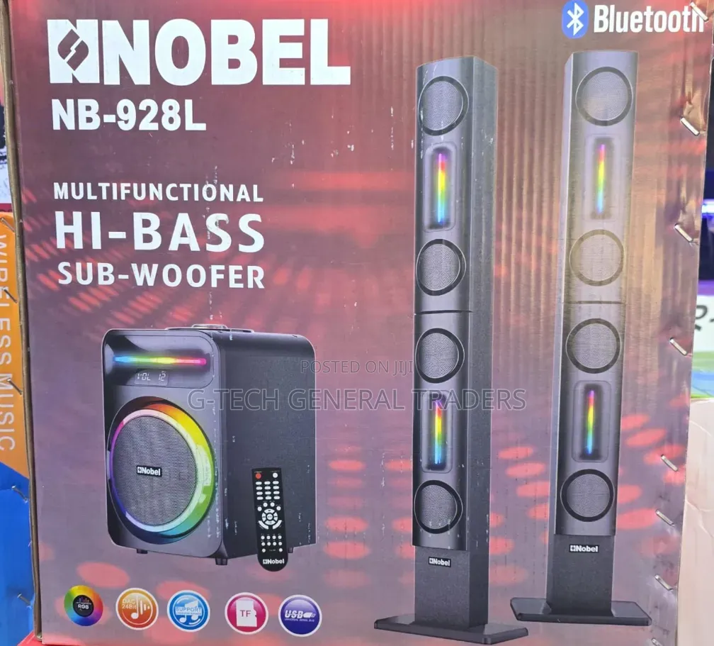 Nobel Nb-928l Hi Fi Tall Boy Multifunctional Subwoofer System