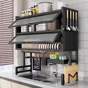Quality 2 Layer Over the Sink With Glass Acrylic Cover - Spacious