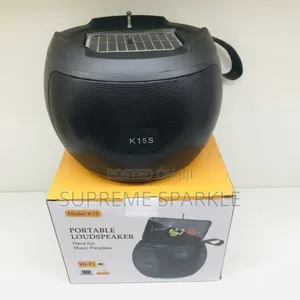 K15s Portable Solar Bluetooth Speaker.
