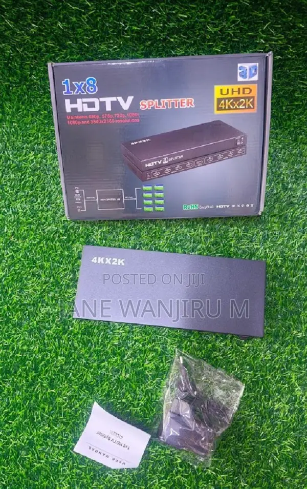 1 by 8 Way Hdmi Splitter (Eight Way Output)