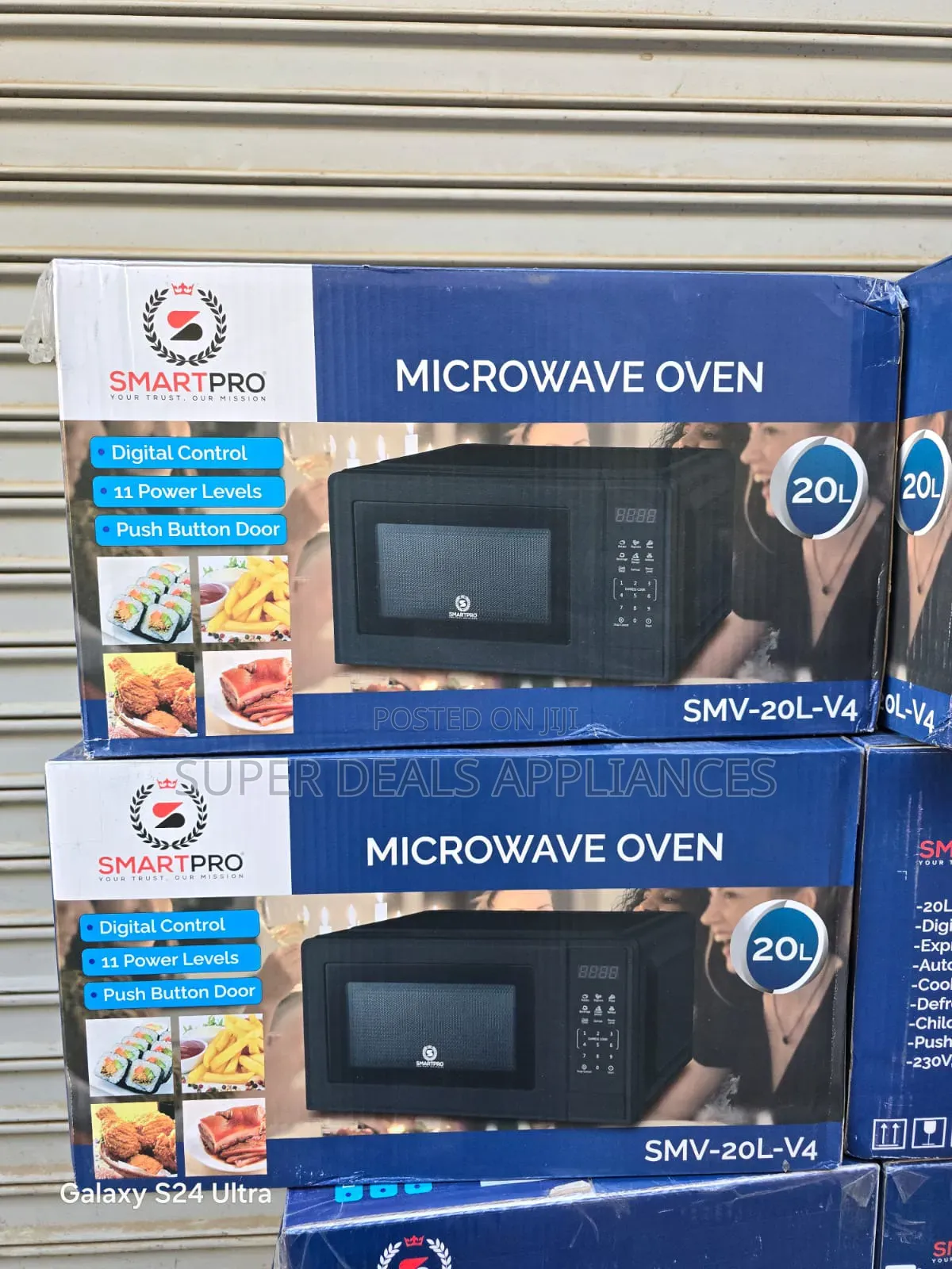 20 Litres Smart Pro Digital Black Microwave