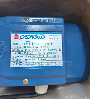Ideal 1hp Electric Pedroll Water Pump / Best 1hp Pedrollo CPM Booster