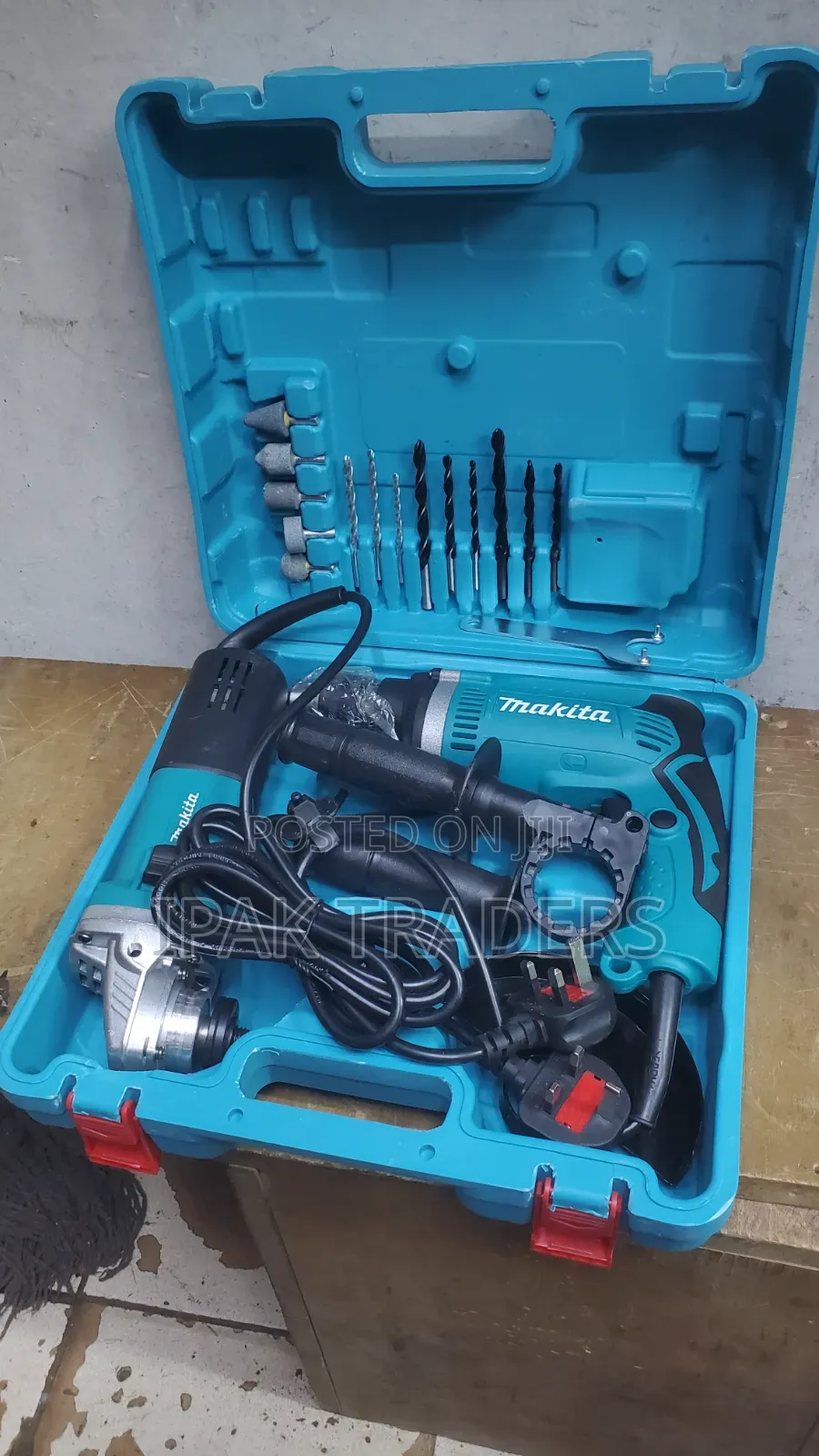 Makita Accessories Makita Combo Drill and Grinder Set