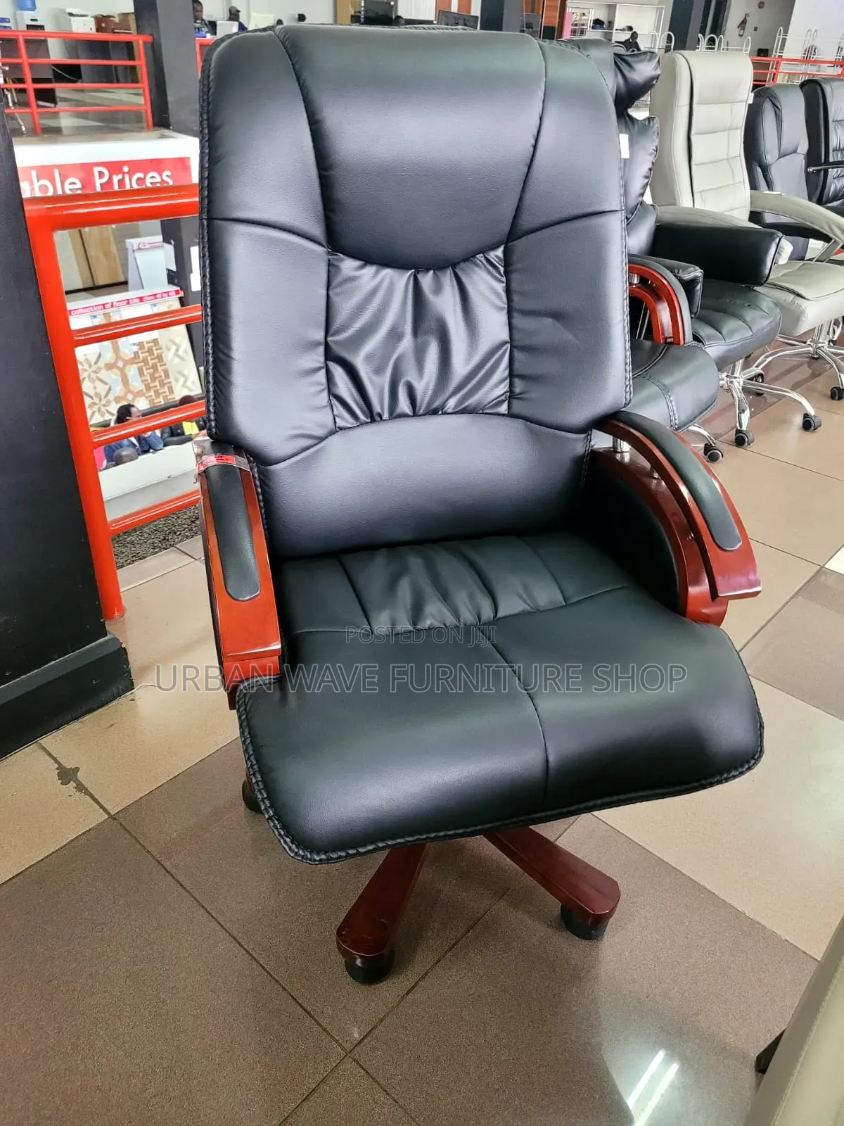 Mahogany Director Leather Executive Chair
