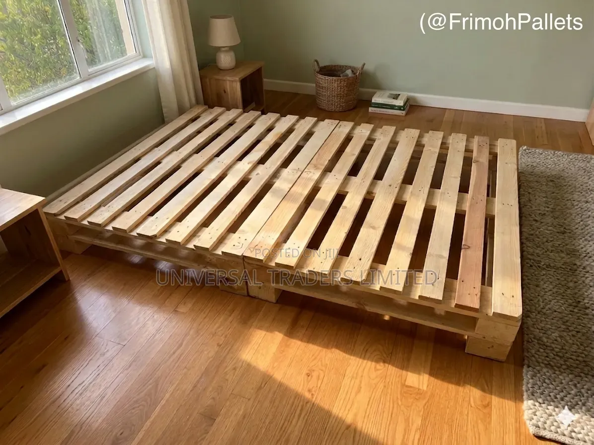 4x6 Pallet Bed Slightly Raised Strong Comfortable Back Support Durable