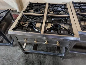 Stainless Steel 4-Burner Square Cooker