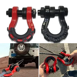 2in1 D_ring Separat Ring Shackle Witintegrated Snatch Block Tow Pulley