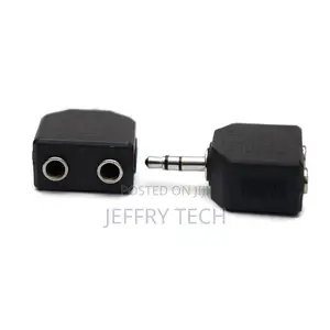 Dual Female Stereo Headphone Audio Connector- (Pack of 2)