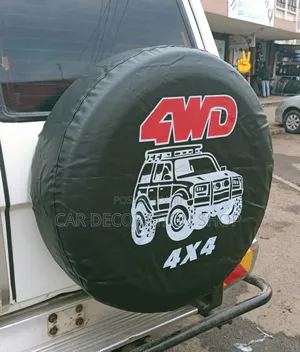 4wd Branded PVC Leather Spare Tire Cover Protection Weather Uv Rays