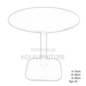 Coffee Table; Adjustable Black Modern Office/Home Dinning Table