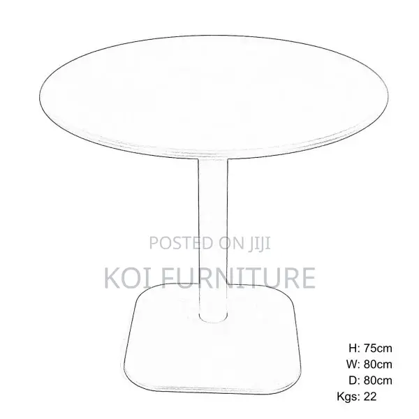 Coffee Table; Adjustable Black Modern Office/Home Dinning Table