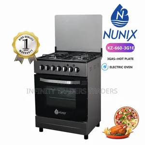 Nunix Kz-660-3g1e Standing Cooker 3gas