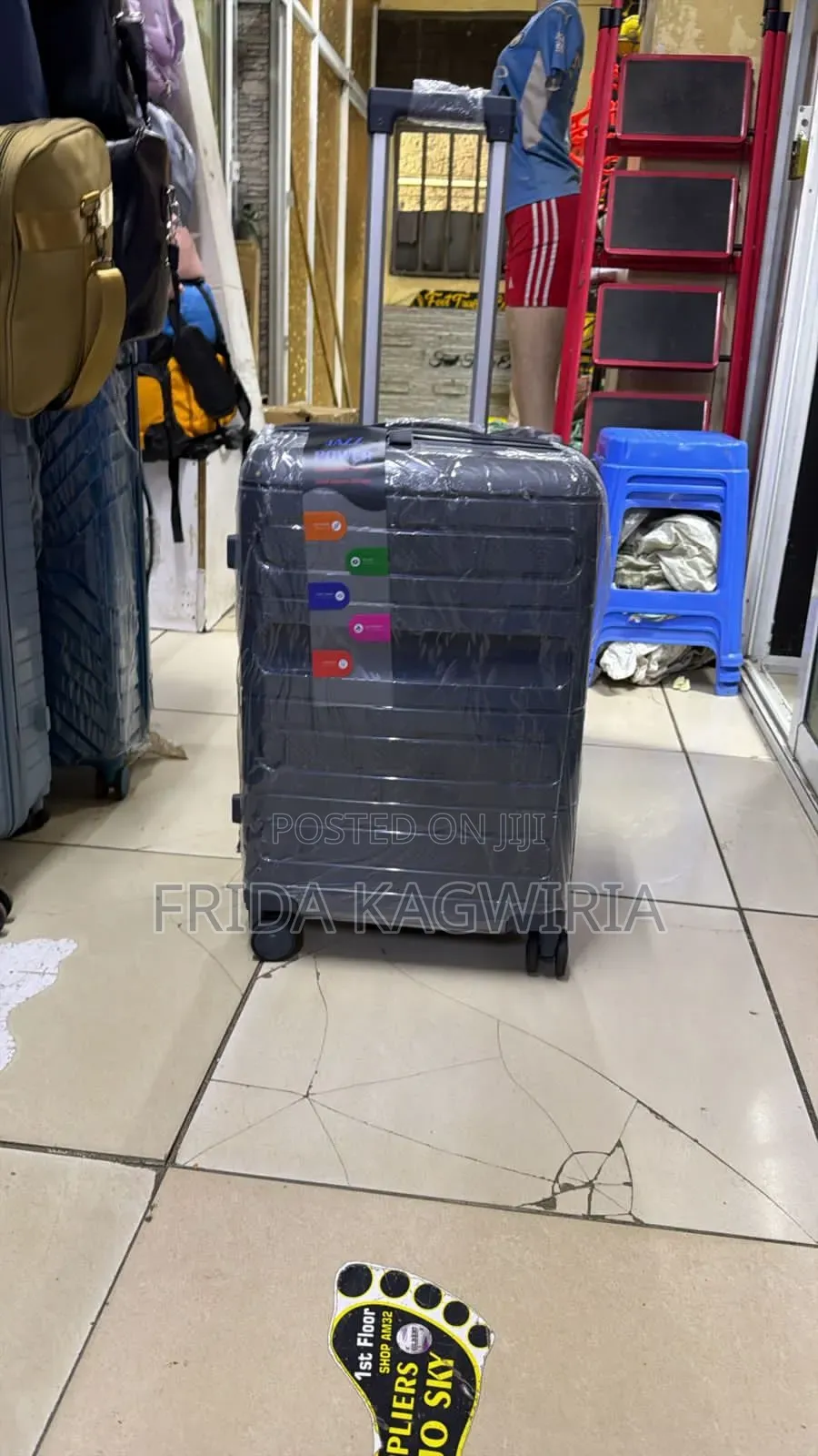 Medium Size Rubber Suitcase 57cm