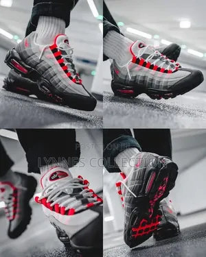 Nike Air Max 97 Sneakers - Stylish Everyday Streetwear/Red/White