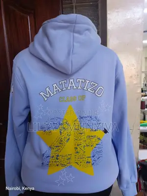 Customized Sky Blue Hoodie