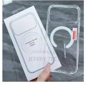 Clear Magsafe Support Wireless Charging for iPhone 17 Pro Max