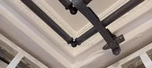 Powder Coated Curtain Rods With Quality Coating for Windows