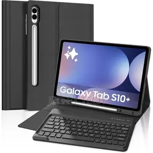 Keyboard Case for Samsung Galaxy Tab S10 Plus 12.4 Inch -Case Black