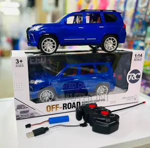 Remote Control Toyota Land Cruiser Prado Toy Vehicle in Blue