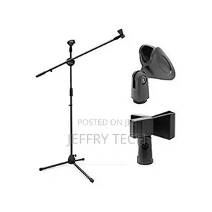 BNK Tripod Studio-Stage Microphone Stand and Mic Holder