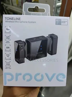 Wireless Microphone System Proove Toneline - Black