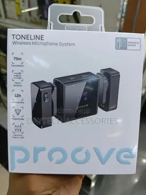 Wireless Lavalier Microphone Proove Toneline Black (Ptwm)