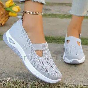 Lightweight Ladies Fashion Mesh Slip-Ons