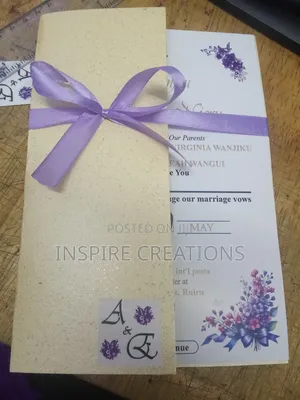 Local Wedding Cards Printing Services .In Nairobi