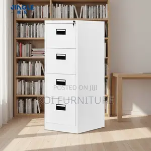 Office Cabinet; Bisley Steel Office Filing Cabinet With 4 Drawers