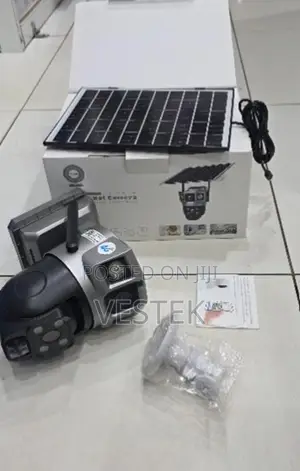 Smart 4g Solar PTZ Camera With Dual Lens Two-Way Communication