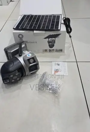 Dual Lens V380 Pro Solar Camera With Motion Sensor Night Vision