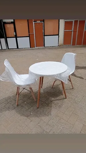 Plain White Eames Plastic Outdoor Garden Set