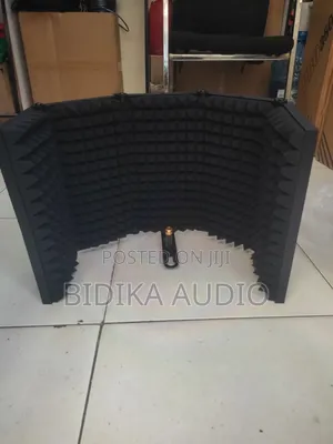 5-Panel Foldable Studio Microphone Isolation Shield