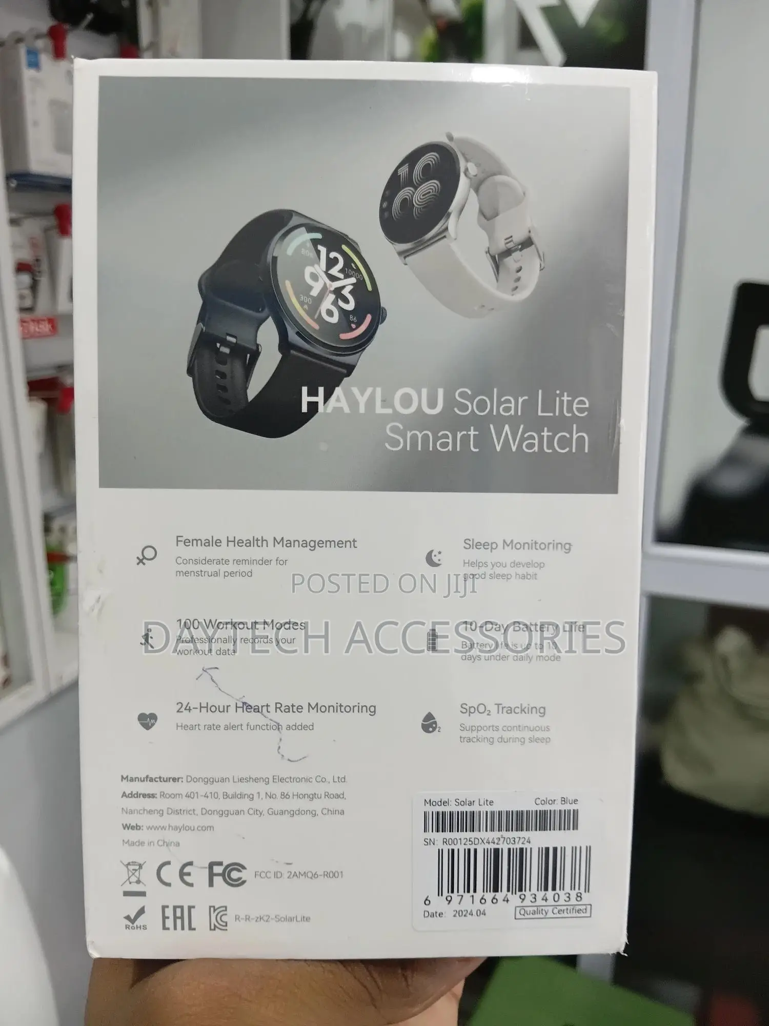 This Is a Haylou Solar Lite Smart Watch.