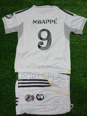 Real Madrid 25/26 Home Mbappé Jersey Kids Kit Top and Shorts