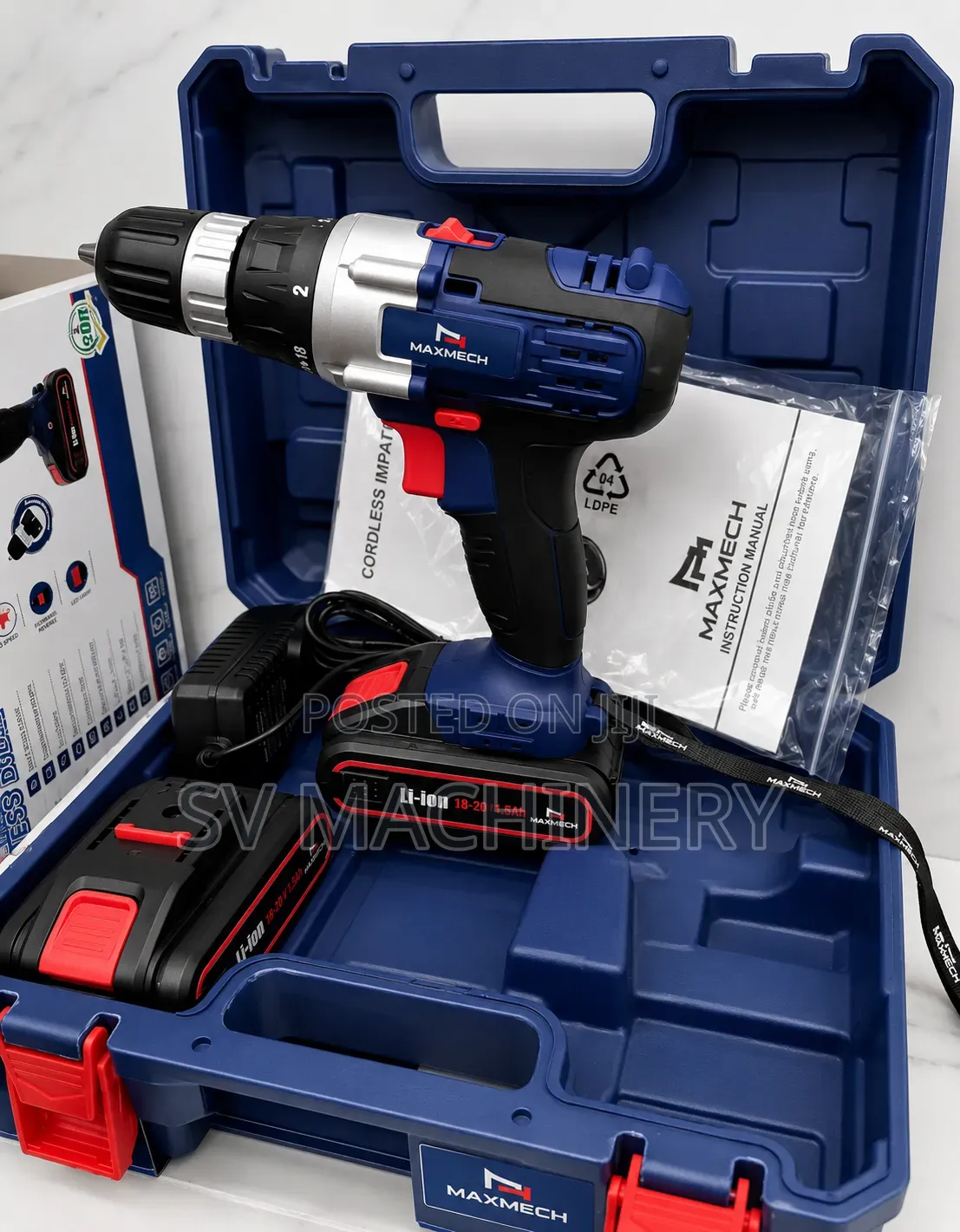 Heavy Duty Maxmech 13mm Cordless Impact Drill