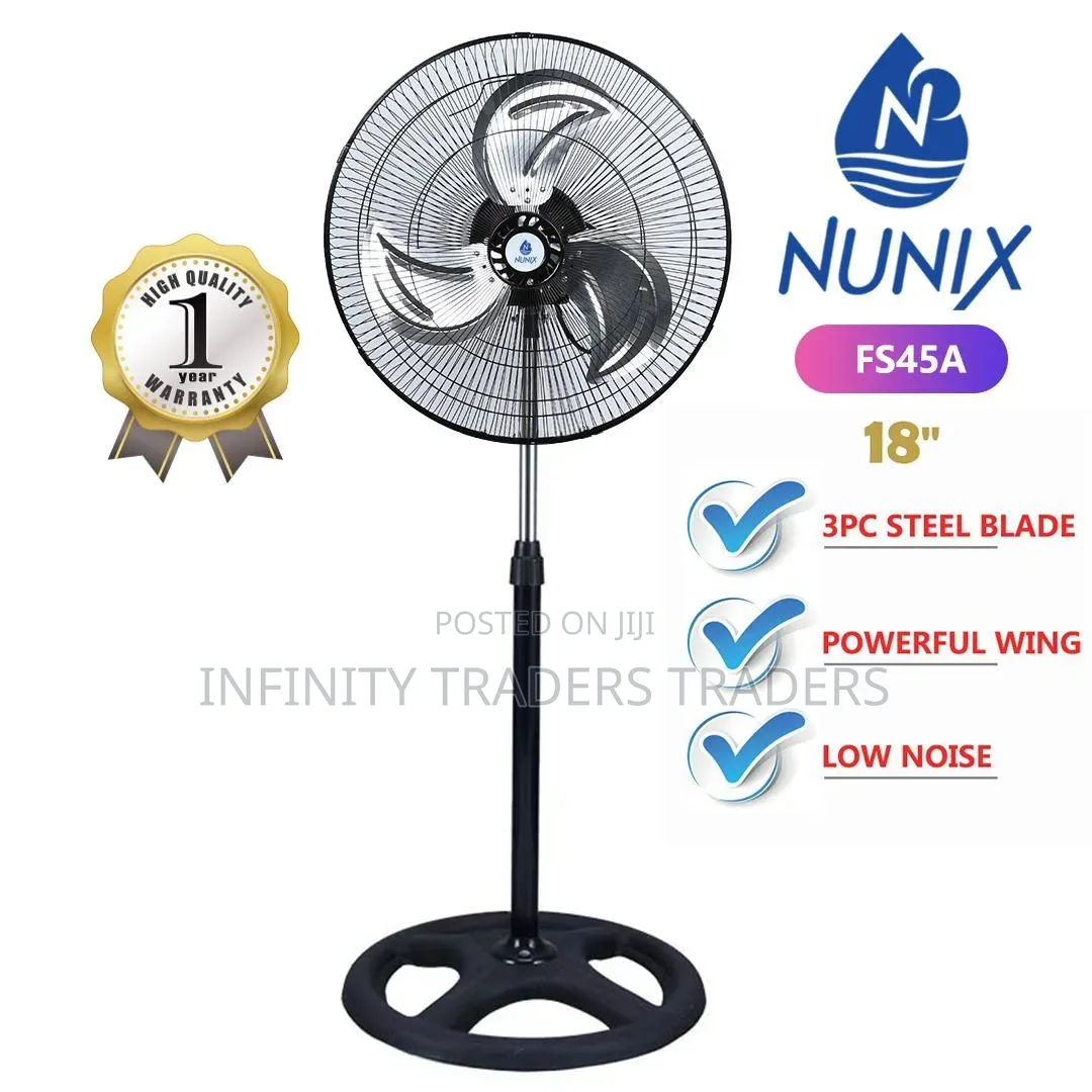 Nunix Fs45a 18" Standing Fan